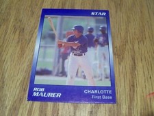 ROB MAURER  MINOR LEAGUE BASEBALL CARD    1989 STAR
