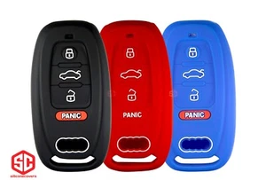 3x New Key Fob Remote Fobik Silicone Cover Fit / For Audi.. - Picture 1 of 4