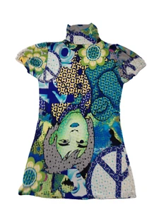 JERSEY LARGO TÚNICA ESTAMPADO KITSCH - Imagen 1 de 2