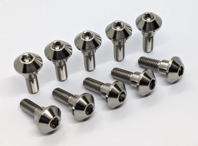 Yamaha YZF R1M R1 Front disc bolt kit Titanium 2015 onwards Ti rotor bolts - Image 1 of 4
