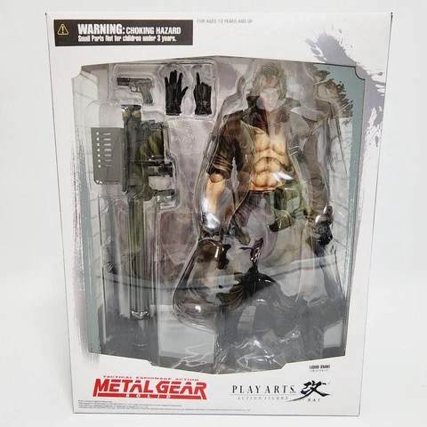 PLAY ARTS Kai METAL GEAR SOLID Liquid SNAKE Figure FROM JAPAN Cover