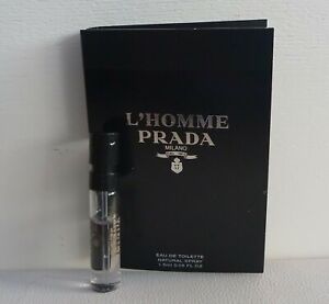 Prada L'Homme Prada Cologne Eau de Toilette mini Spray, 1.5ml, Brand New!