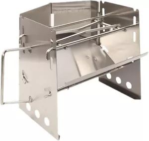 UNIFLAME Portable Folding Fire Pit Wood Stove Camping SOLO 682999 Japan - Picture 1 of 5