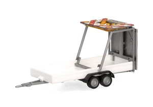 HO 1:87 Herpa # 52368 - Road Maintenance Warning Trailer - Picture 1 of 2