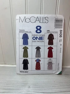 McCalls Modest Dress Pattern #8406 SIZE 8-12 UNCUT - Picture 1 of 3