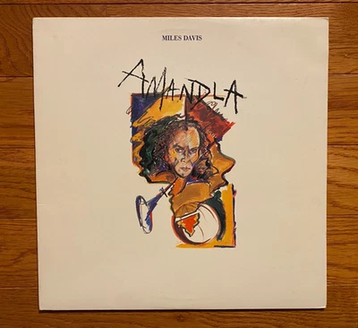 Miles Davis - Amandla LP Warner Bros. 9 25873-1 1989 Pressing - Image 1 of 4