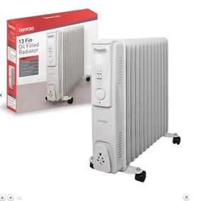 Daewoo Ölgefüllter Heizkörper 3000W 13 Fin Tragbare Heizung & 3 Heizstufen - Neu - Bild 1 von 6