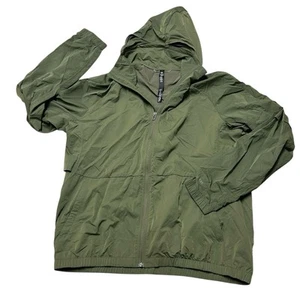 Lululemon Herren Evergreen Oliv Reißverschluss Hoodie Windbreaker Jacke Größe Large - Bild 1 von 9