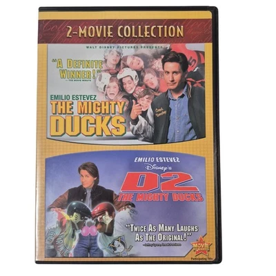 The Mighty Ducks D2 Doble Característica DVD Juego de 2 Discos Disney Familia Deportes Comedia Foto 1 de 4