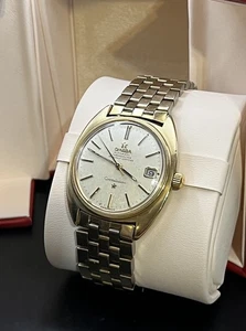 Vintage Omega Constellation Linen Chronometer, Automatic, Date, OG Armband ~ 1969 - Bild 1 von 24