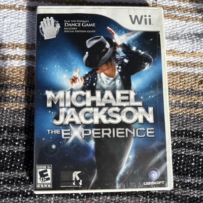 Michael Jackson The Experience. Nintendo Wii Video Game 2010 Ubisoft CIB W/Glove - Image 1 of 2