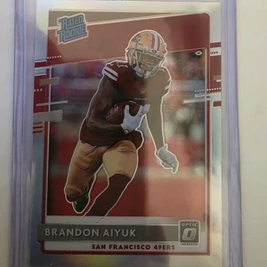 2020 Donruss Optic Brandon Aiyuk #169 Rated Rookie RC 49ers - Foto 1 di 1