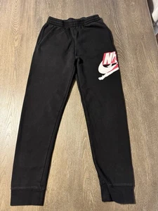 Nike Black Sweatpants with Logo - Picture 1 of 5