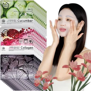 Essence Facial Moisture Face Mask Pack Skin Care New from Korea 3types (3PCS) - Picture 1 of 16