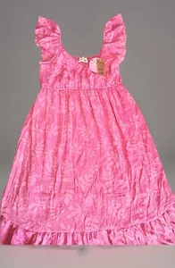 SALE! Women’s Just Found Summer Maternity Dress Two-Tone Pink Floral Ruffles L - Picture 1 of 11