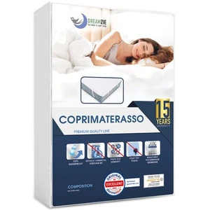 Coprimaterasso Matrimoniale Impermeabile 160x200 cm (confezione da 2) OEKO TEX - Foto 1 di 24