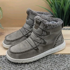 Hey Dude Women's Size 7 Reyes Boots Wool Light Weight Casual Warm Comfort  - Picture 1 of 7
