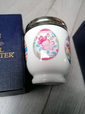 Royal Worcester Porzellan Eierkocher mit Schraubdeckel - Bild 1 von 4