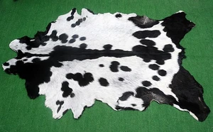 Neu Ziege Tierhaut Teppich Haar Auf Fläche Größe 112cmx66cm Tier Leder Haut G-50 - Picture 1 of 3