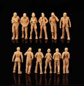 Stampa 3D 1/72 agente sotto copertura moderno 6 persone non verniciato - Foto 1 di 2
