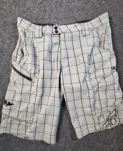 Fly Racing Shorts Premium Men's Size 34 Gray With Black Striping - Picture 1 of 13