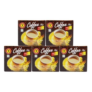 5x135g Coffee Plus Instant Coffee mit Ginseng Extrakt Instant Kaffee mit Ginseng - Bild 1 von 2