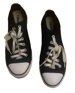 CONVERSE ALL STAR VINTAGE TOPS Bajo Negro TALLA Hombre’s 7 & Mujer 9 - Imagen 1 de 5