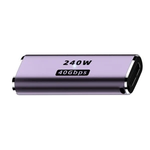 Universal USB4.0 Type-C Female To Female Connector Coupler 240W 40Gbps 8K @60hz - Photo 1 sur 13