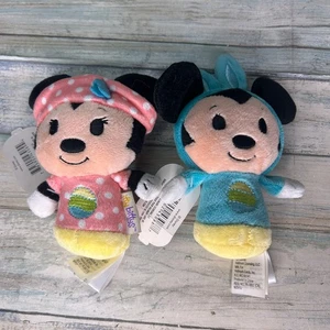 Hallmark Itty Bittys Disney Springtime Minnie Mickey Easter Plush Stuffed Animal - Picture 1 of 5