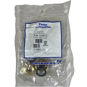 Grundfos Teil # 529912 GU 125 Überwurfsatz Flansch - 3/4" NPT Bronze - Neu im Paket - Bild 1 von 4