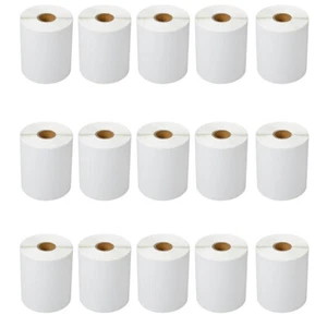 Etiquetas de franqueo térmico directo 15 rollos 4"x6" para Zebra TLP LP2844 ZP450 GC420t - Imagen 1 de 24