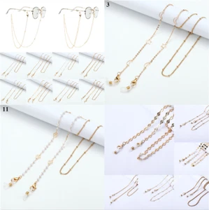 Multifuncional Exquisito Gafas Cadena Metal Cordón Bonita Máscara Cadena - Imagen 1 de 19