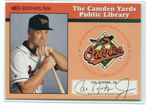 1997 Donruss Ripken The Only Way I Know 10 Cal Ripken Jr. Book