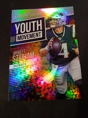 JARRETT STIDHAM 2020 Panini Prestige YOUTH MOVEMENT #YM-JS NEW ENGLAND PATRIOTS - Image 1 of 2