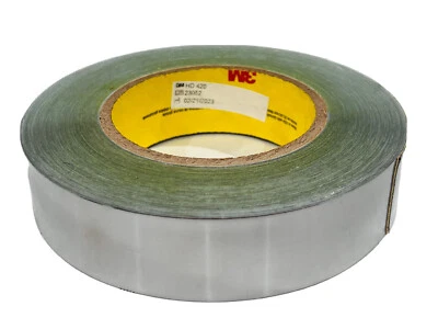 3M 420 Lead Foil Tape , Dark Silver 6.8mil Thickness 1-1/4" Width x 36 yd Length - Image 1 of 2