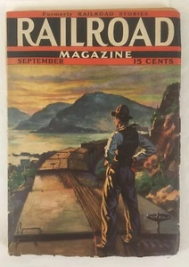 Vintage Railroad Stories Magazine Vol 22 # 4 September 1937 FN+ Grade Clean - Picture 1 of 10