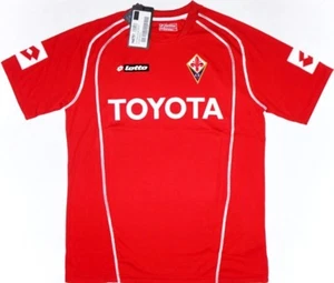 CAMISETA DE FÚTBOL FIORENTINA 2005/6 (2XL, XL) 3a LOTERÍA ROJA ITALIA S/S - Imagen 1 de 5