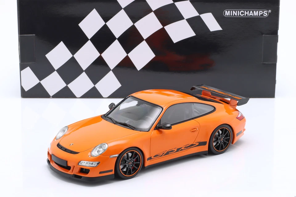Porsche 911 (997) GT3 RS Baujahr 2007 orange 1:18 Minichamps - Bild 1 von 1