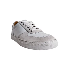 Magnanni Leather Sneakers in White Men's Size 9 - Picture 1 of 10