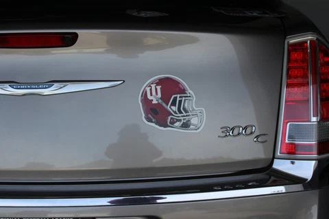University of Indiana Car Magnet Hoosiers Football Helmet College car Tailgate Cover