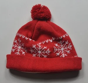 Winter Theme Beanie Knit Hat - Picture 1 of 2