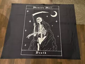 Memento Moro Death 61" X 50" TAPESTRY BANNER - Picture 1 of 3