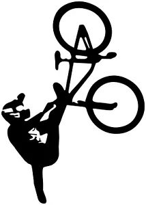 Flip Whip Slopestyle Dirt Jump Freeride Decal Sticker DJ Bike MTB FMB - Picture 1 of 2