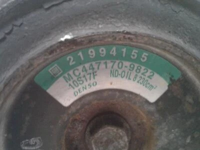 Compresor de aire acondicionado usado para: Cadillac Escalade Ext 2005 gasolina grado A Foto 1 de 4