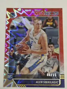 Alen Smailagic 2019-20 NBA Hoops Red Explosion Rookie Parallel #8/15 Warriors RC - Imagen 1 de 1