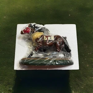 Seabiscuit vs War Admiral Double Bobbleheads - 1938 Golden Eagle Promotions - Picture 1 of 22
