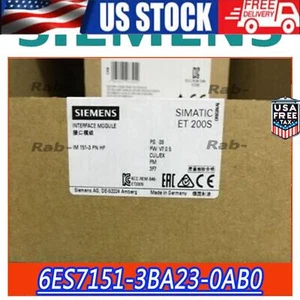 New Siemens 6ES7151-3BA23-0AB0 6ES7 151-3BA23-0AB0 SIMATIC DP, interface module - Picture 1 of 6