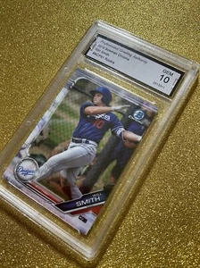 2019 BOWMAN CHROME WILL SMITH ROOKIE #BCP91 RARE PGA 10 GEM MINT DODGERS READ - Picture 1 of 4