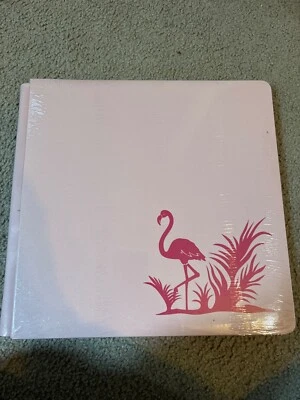 Cubierta de álbum Creative Memories 12x12 "Flamingo Fun" en cuarzo rosa - Nuevo en paquete Foto 1 de 2