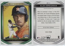 2019 Topps Gallery Masterpiece Green /250 Alex Bregman #MP-11
